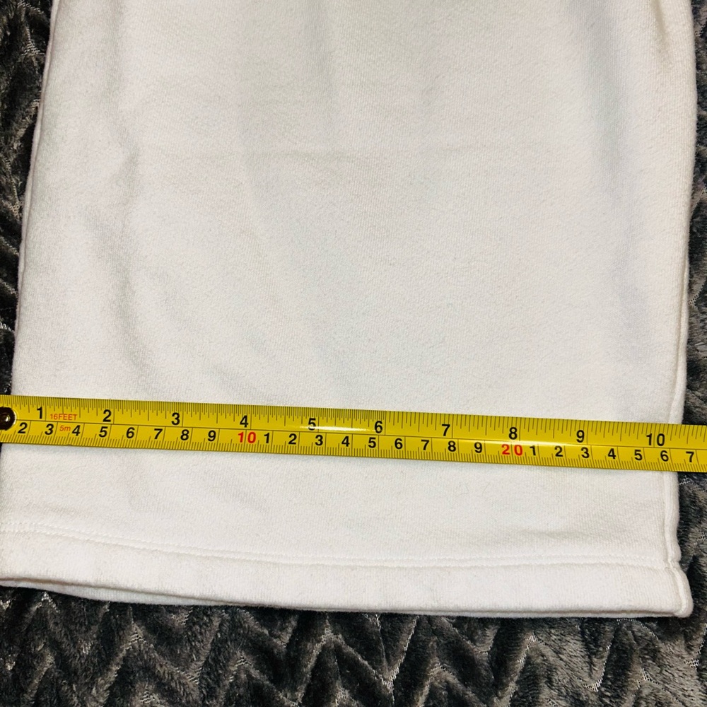 Talbots White Wide-Leg Drawstring Sweatpants - Picture 7 of 8